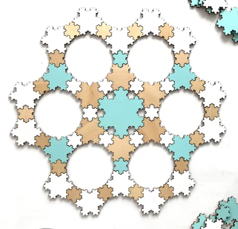 Fractal-Koch Snowflakes - image 2
